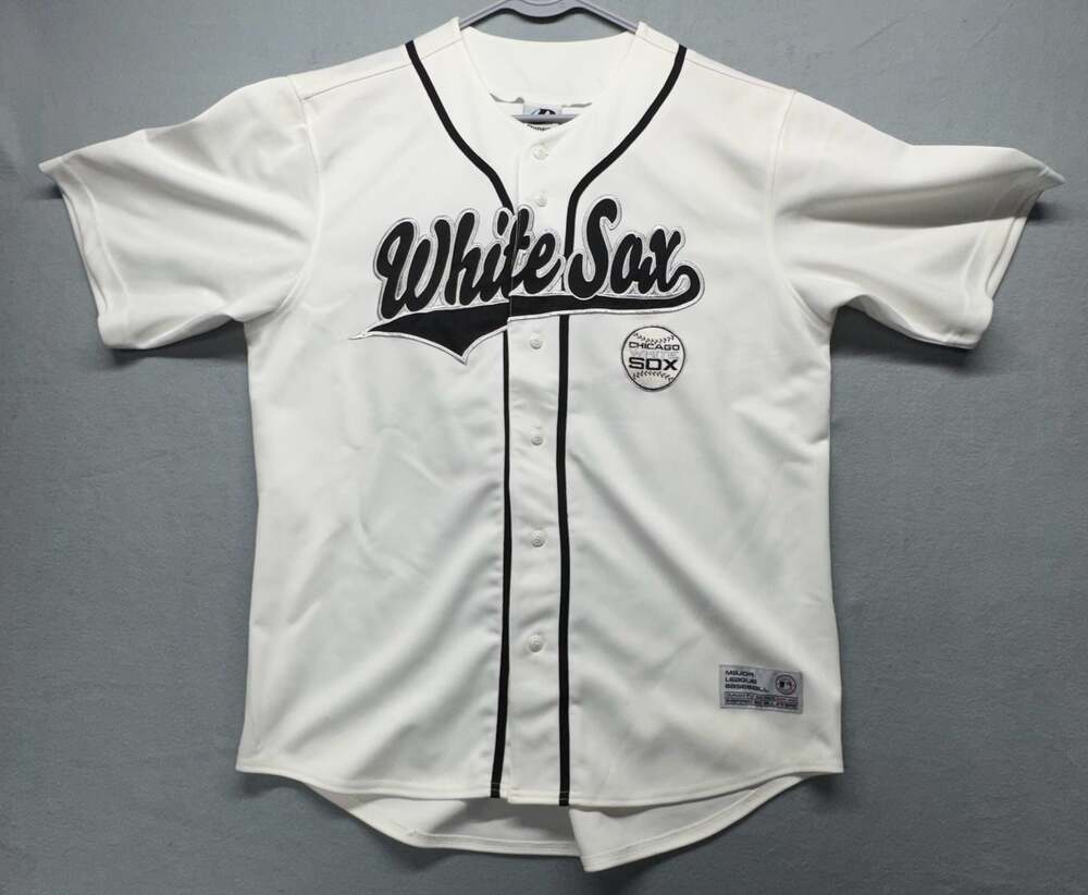 Dynasty Series Chicago White Sox MLB Baseball Jersey White Size Large 42-44